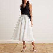 Samantha | Tie Waist Halter Neck Sundress