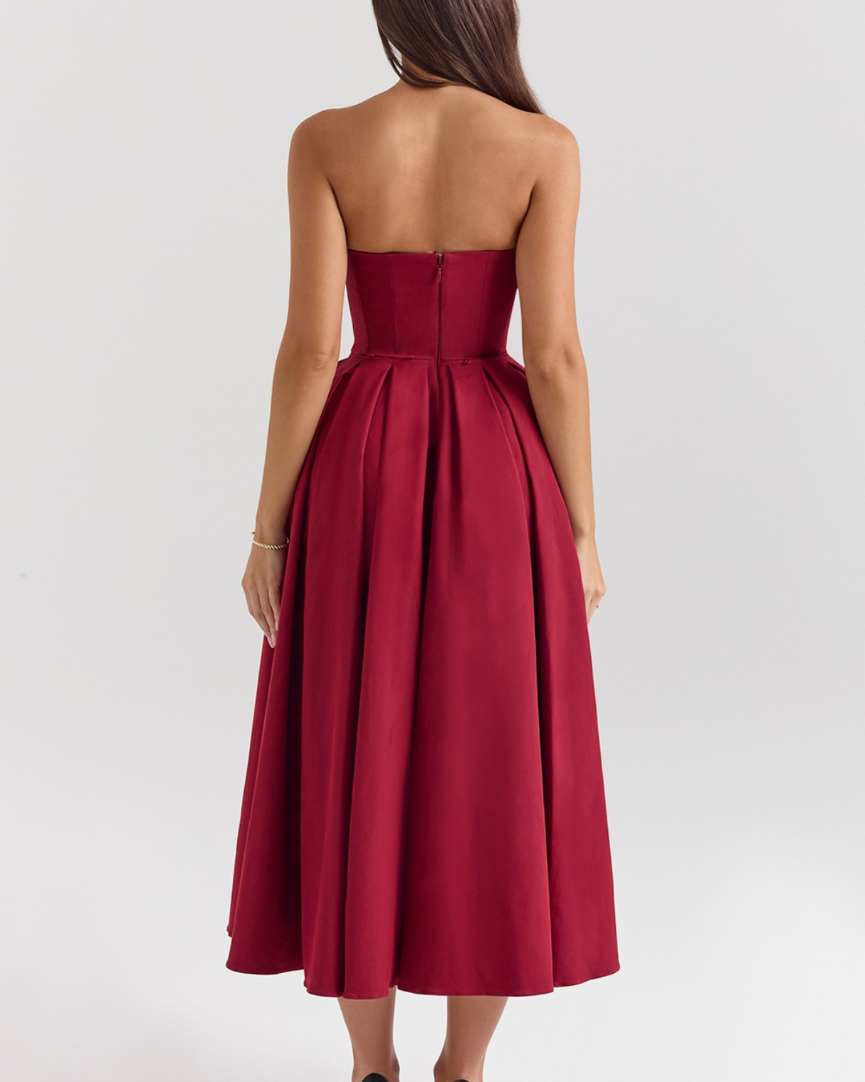 Scarlett | Strapless Bow Wedding Guest Dress