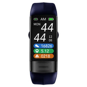 Silicone Smart Armband with ECG and Blood Pressure Monitor – Ideal for Fitness and Health Tracking