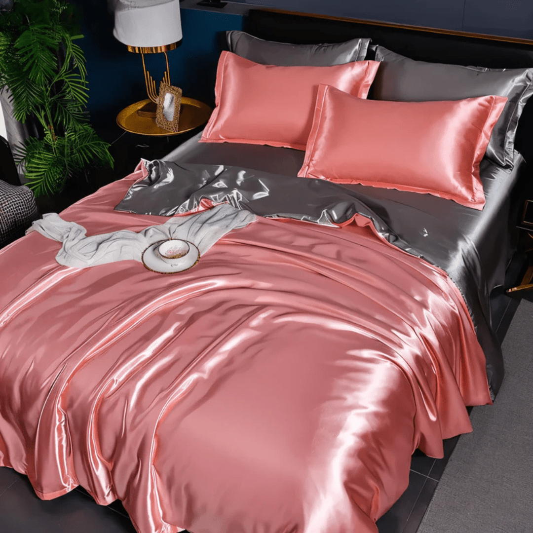 Silk Bedding Set with Wrinkle Resistance – Ideal for Bedroom Comfort by Longview