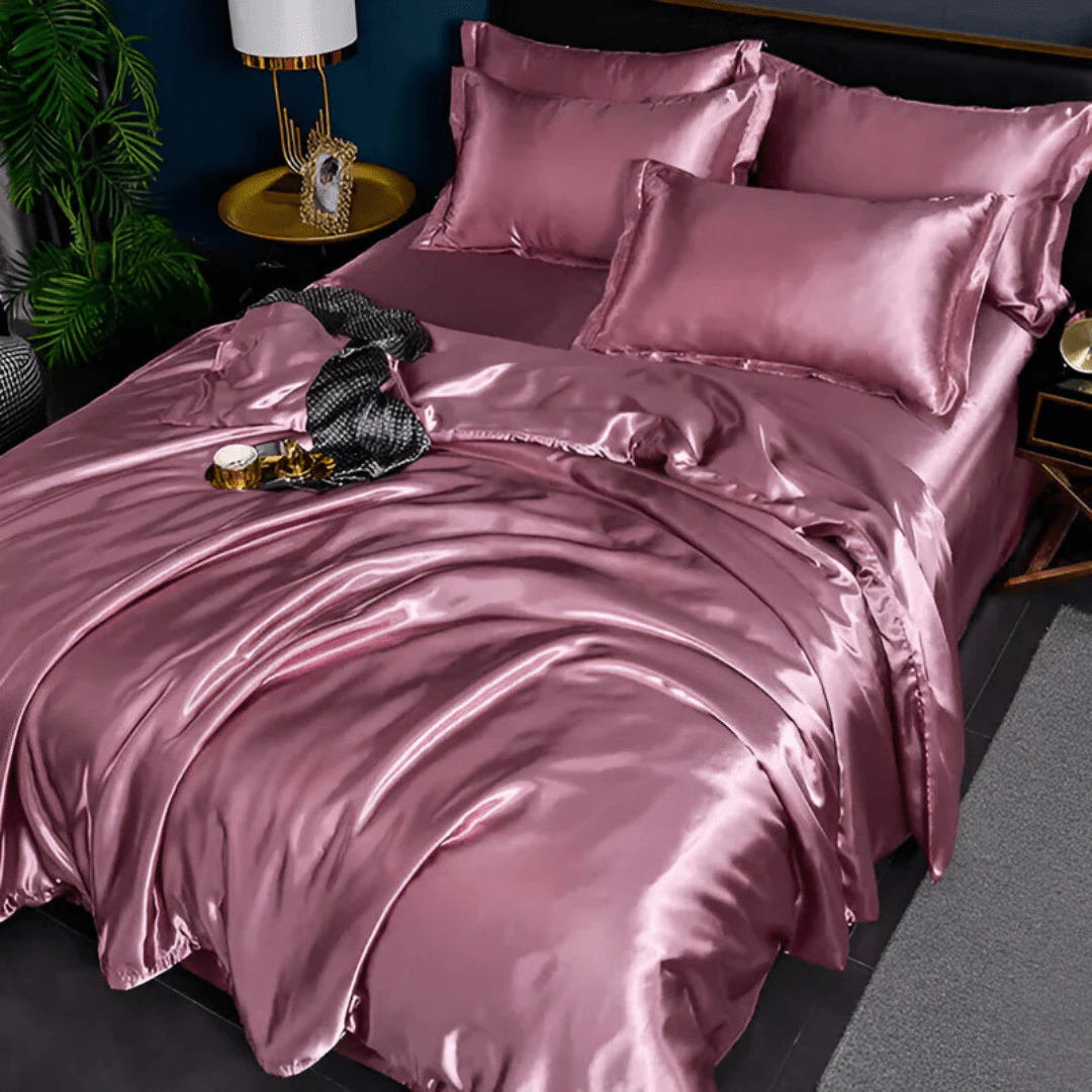 Silk Bedding Set with Wrinkle Resistance – Ideal for Bedroom Comfort by Longview