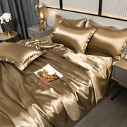 Silk Bedding Set with Wrinkle Resistance – Ideal for Bedroom Comfort by Longview