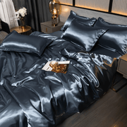 Silk Bedding Set with Wrinkle Resistance – Ideal for Bedroom Comfort by Longview