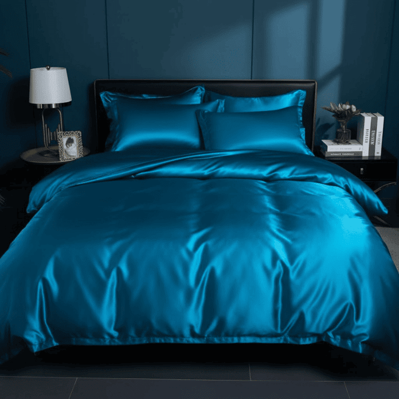 Silk Bedding Set with Wrinkle Resistance – Ideal for Bedroom Comfort by Longview