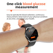 Sleek Health Monitoring Smartwatch with ECG and Blood Pressure – Ideal for Everyday Wear