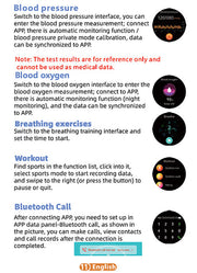 Sleek Health Monitoring Smartwatch with ECG and Blood Pressure – Ideal for Everyday Wear