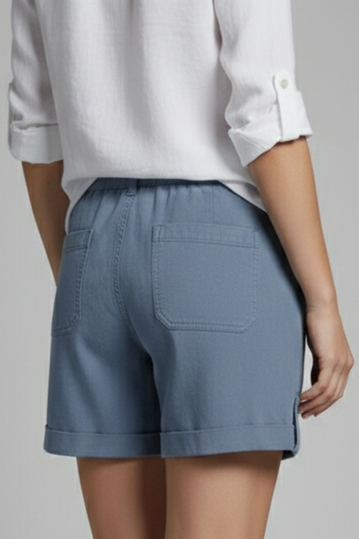 Sloane | Relaxed Fit Drawstring Casual Pocket Shorts