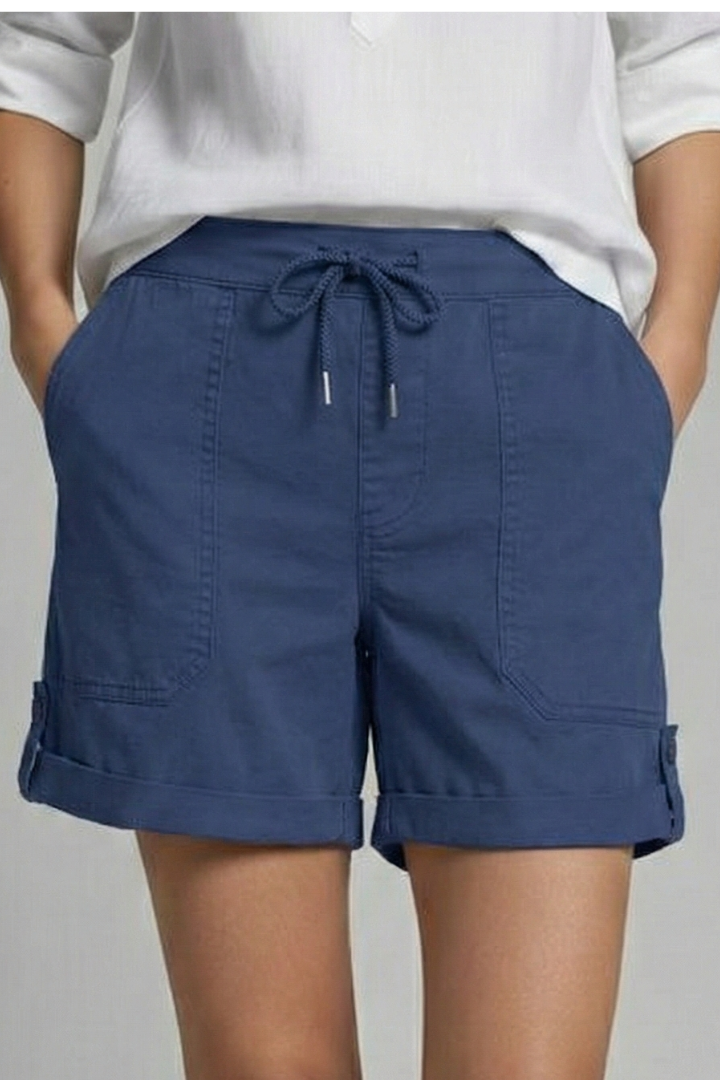 Sloane | Relaxed Fit Drawstring Casual Pocket Shorts