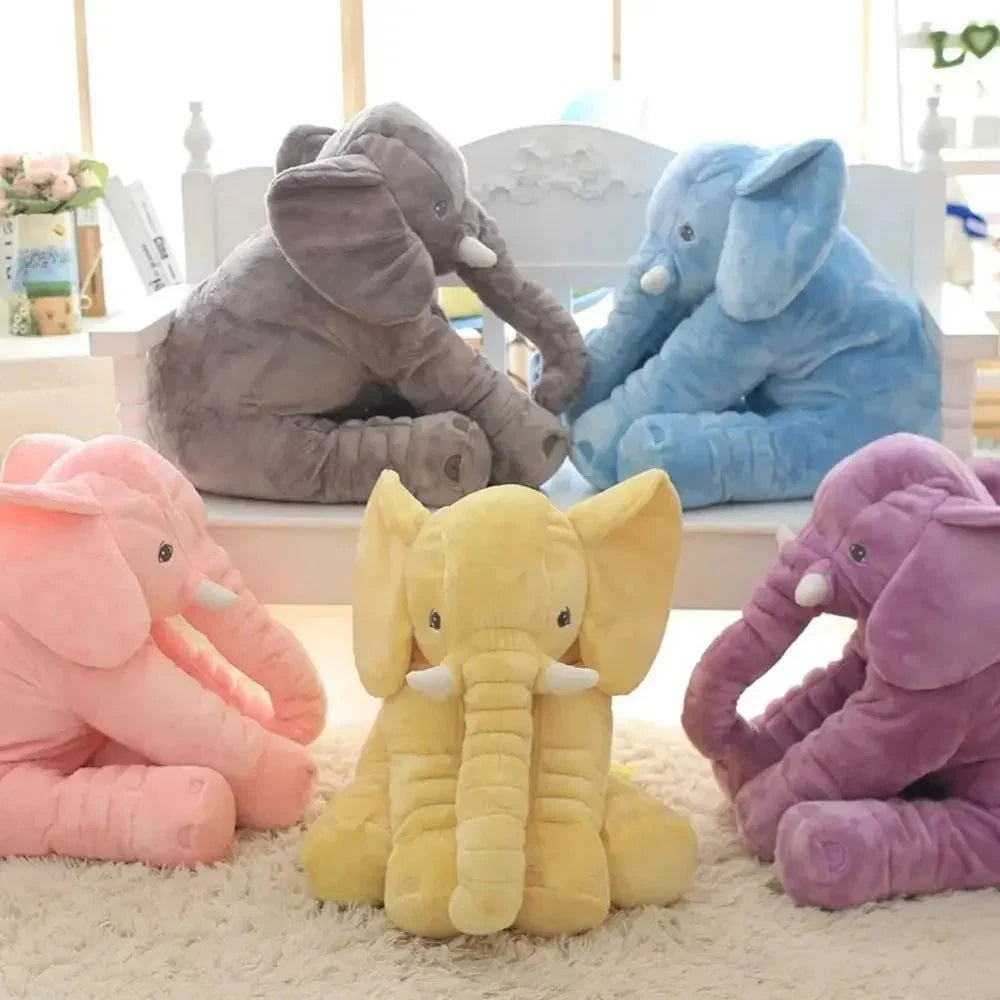 Soft Plush Elephant Toy with Cozy Comfort – Ideal for Nursery or Playroom