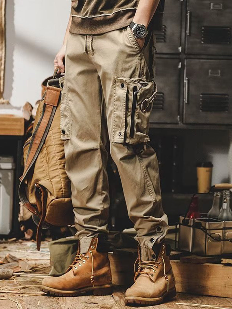 Solomon | Relaxed Fit Straight Leg Cargo Pants