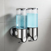 Stainless Steel Wall-Mounted Soap Dispenser with Even Dispensing – Ideal for Bathroom or Kitchen