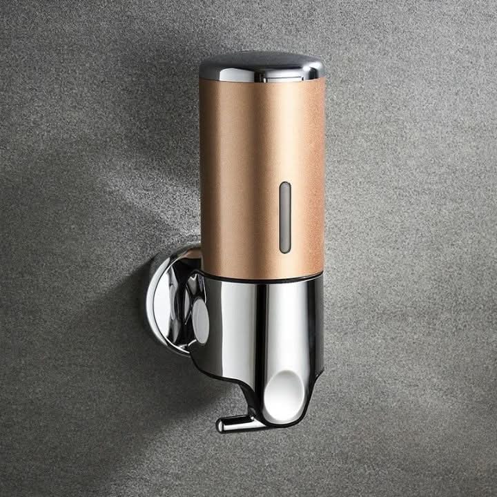 Stainless Steel Wall-Mounted Soap Dispenser with Even Dispensing – Ideal for Bathroom or Kitchen