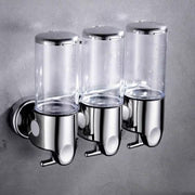 Stainless Steel Wall-Mounted Soap Dispenser with Even Dispensing – Ideal for Bathroom or Kitchen