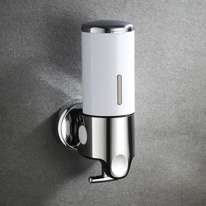 Stainless Steel Wall-Mounted Soap Dispenser with Even Dispensing – Ideal for Bathroom or Kitchen