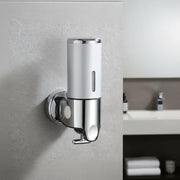 Stainless Steel Wall-Mounted Soap Dispenser with Even Dispensing – Ideal for Bathroom or Kitchen