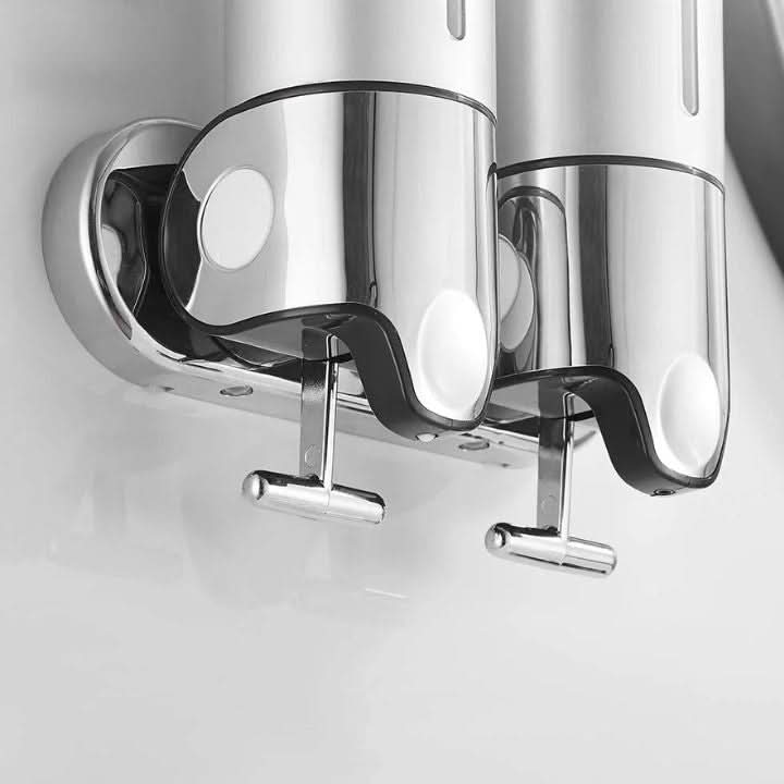 Stainless Steel Wall-Mounted Soap Dispenser with Even Dispensing – Ideal for Bathroom or Kitchen