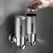 Stainless Steel Wall-Mounted Soap Dispenser with Even Dispensing – Ideal for Bathroom or Kitchen