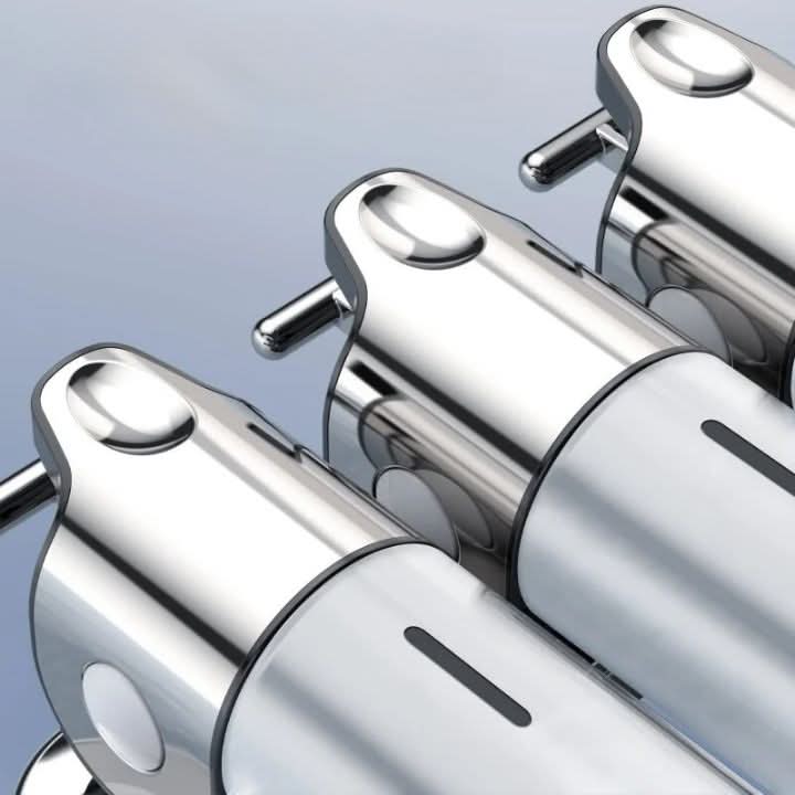 Stainless Steel Wall-Mounted Soap Dispenser with Even Dispensing – Ideal for Bathroom or Kitchen