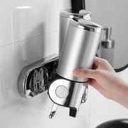 Stainless Steel Wall-Mounted Soap Dispenser with Even Dispensing – Ideal for Bathroom or Kitchen