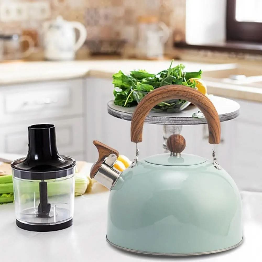 Stainless Steel Whistling Kettle with 3L Capacity – Ideal for Kitchen or Dining