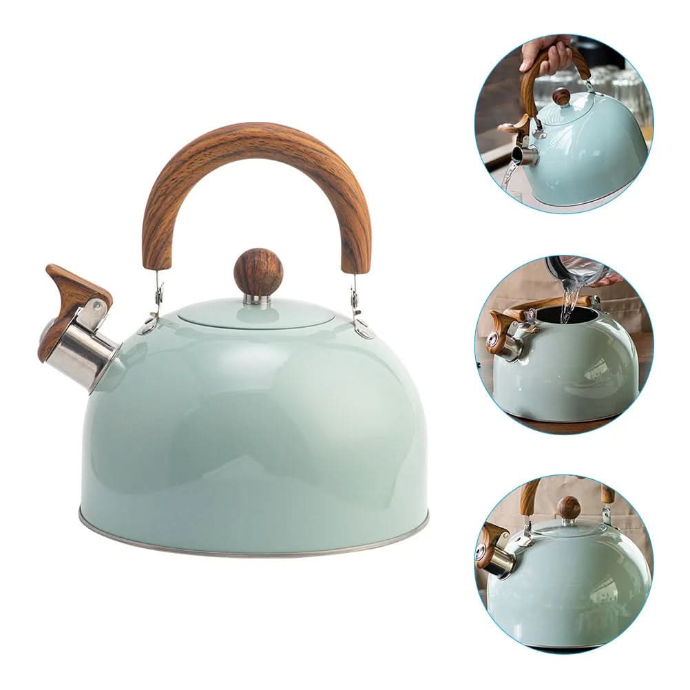 Stainless Steel Whistling Kettle with 3L Capacity – Ideal for Kitchen or Dining