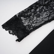 Sydney | Fitted Lace Panel Maxi Dress Concert Outfit