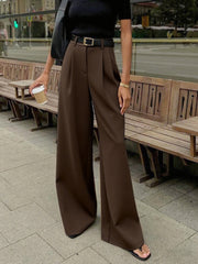 Tallulah | Solid Wide-Leg Palazzo Trousers