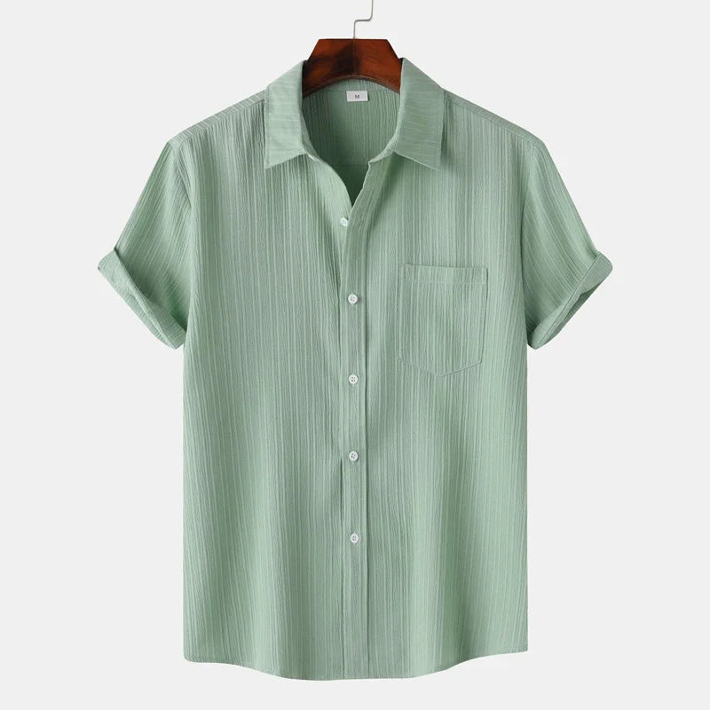 Trudy | Classic Fit Linen Blend Shirt
