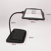 Tuscany LED Table Magnifier with Flexible Arm and 3x Lens – Ideal for Desk or Craft Work