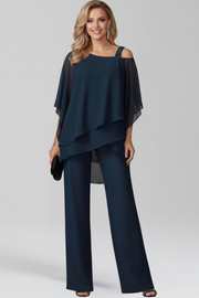 Unity | Relaxed Fit Cold-Shoulder Wide-Leg Jumpsuit