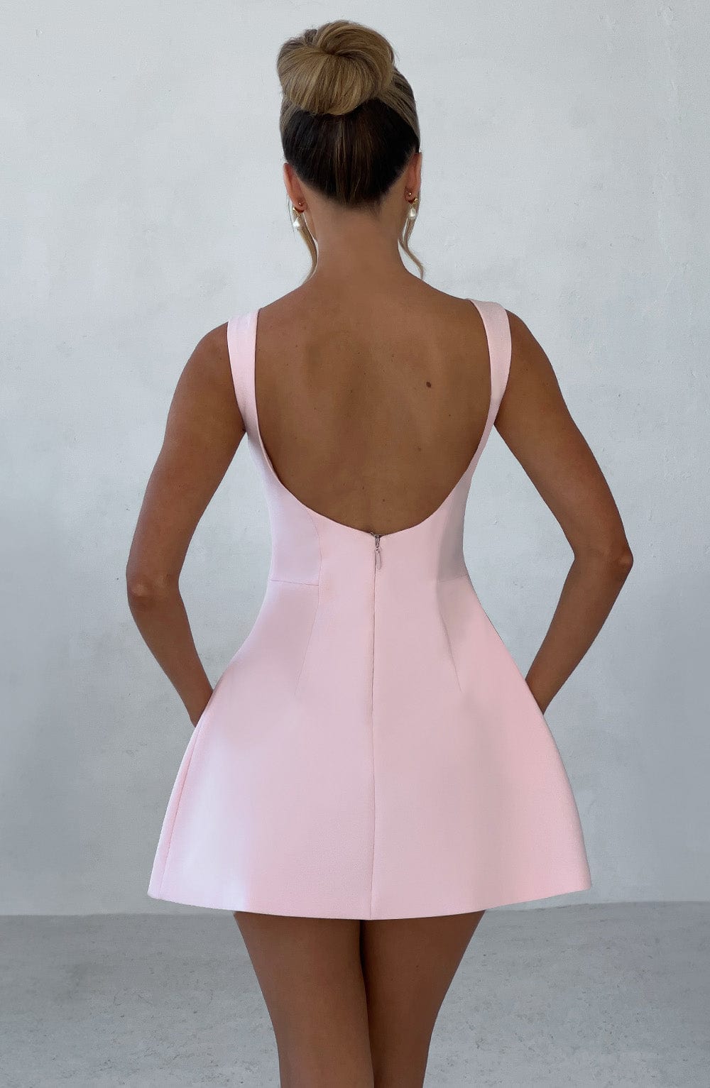Veronica | Bubble Hem Scoop Back Summer Dress