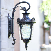 Vintage Metal Wall Sconce with Ambient Light – Ideal for Outdoor Spaces by Milton