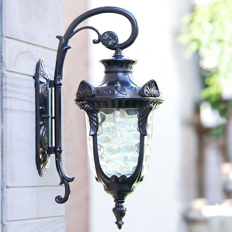 Vintage Metal Wall Sconce with Ambient Light – Ideal for Outdoor Spaces by Milton