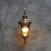 Vintage Metal Wall Sconce with Ambient Light – Ideal for Outdoor Spaces by Milton