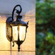 Vintage Metal Wall Sconce with Ambient Light – Ideal for Outdoor Spaces by Milton