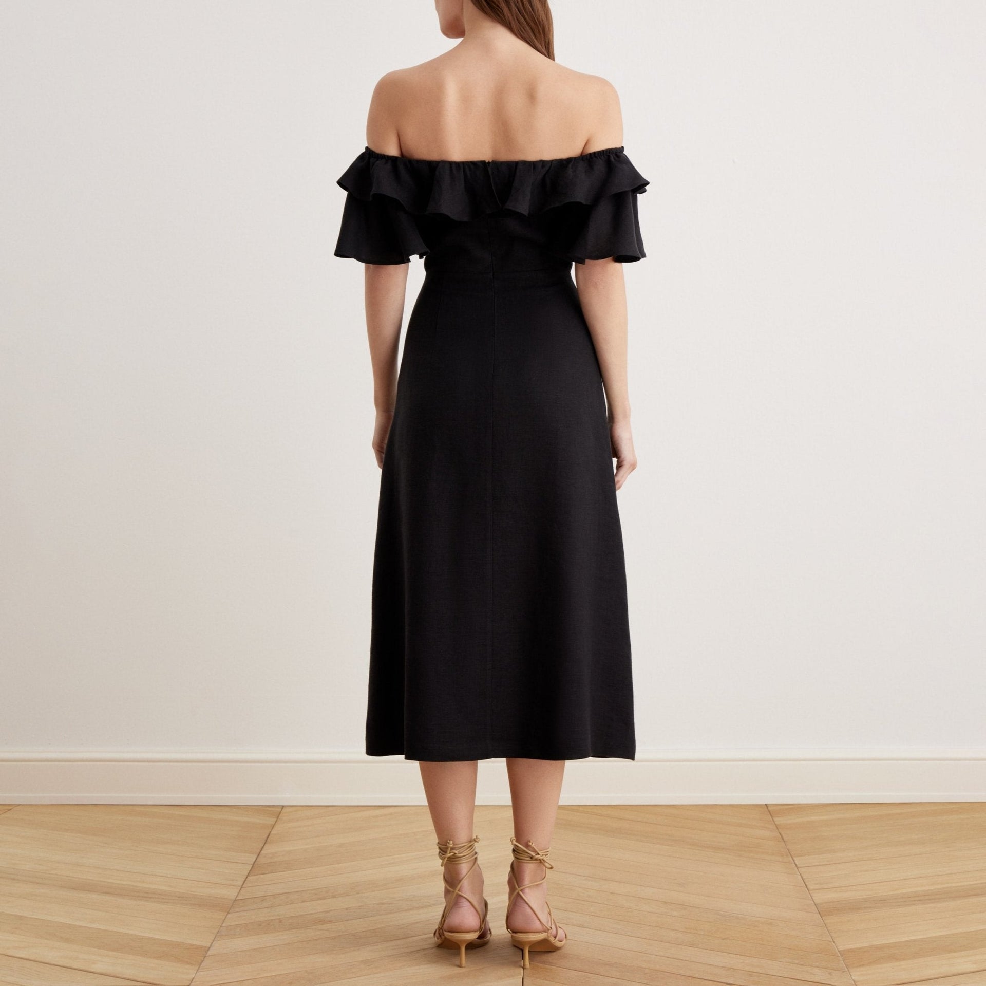 Viola | Relaxed Fit Off Shoulder Frill Summer Dress