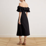 Viola | Relaxed Fit Off Shoulder Frill Summer Dress