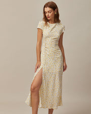 Virginia | Relaxed Fit Floral Summer Midi Dress