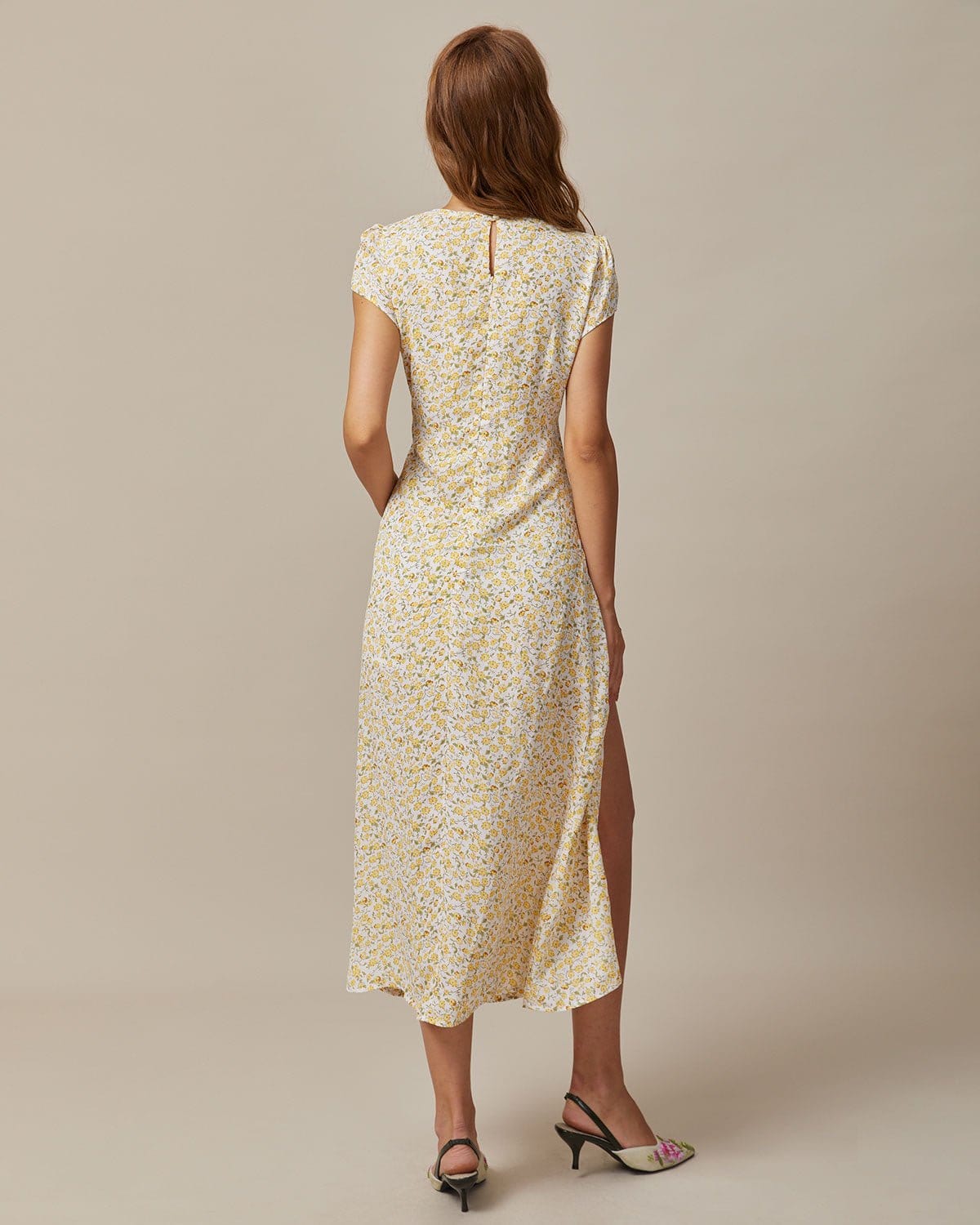 Virginia | Relaxed Fit Floral Summer Midi Dress