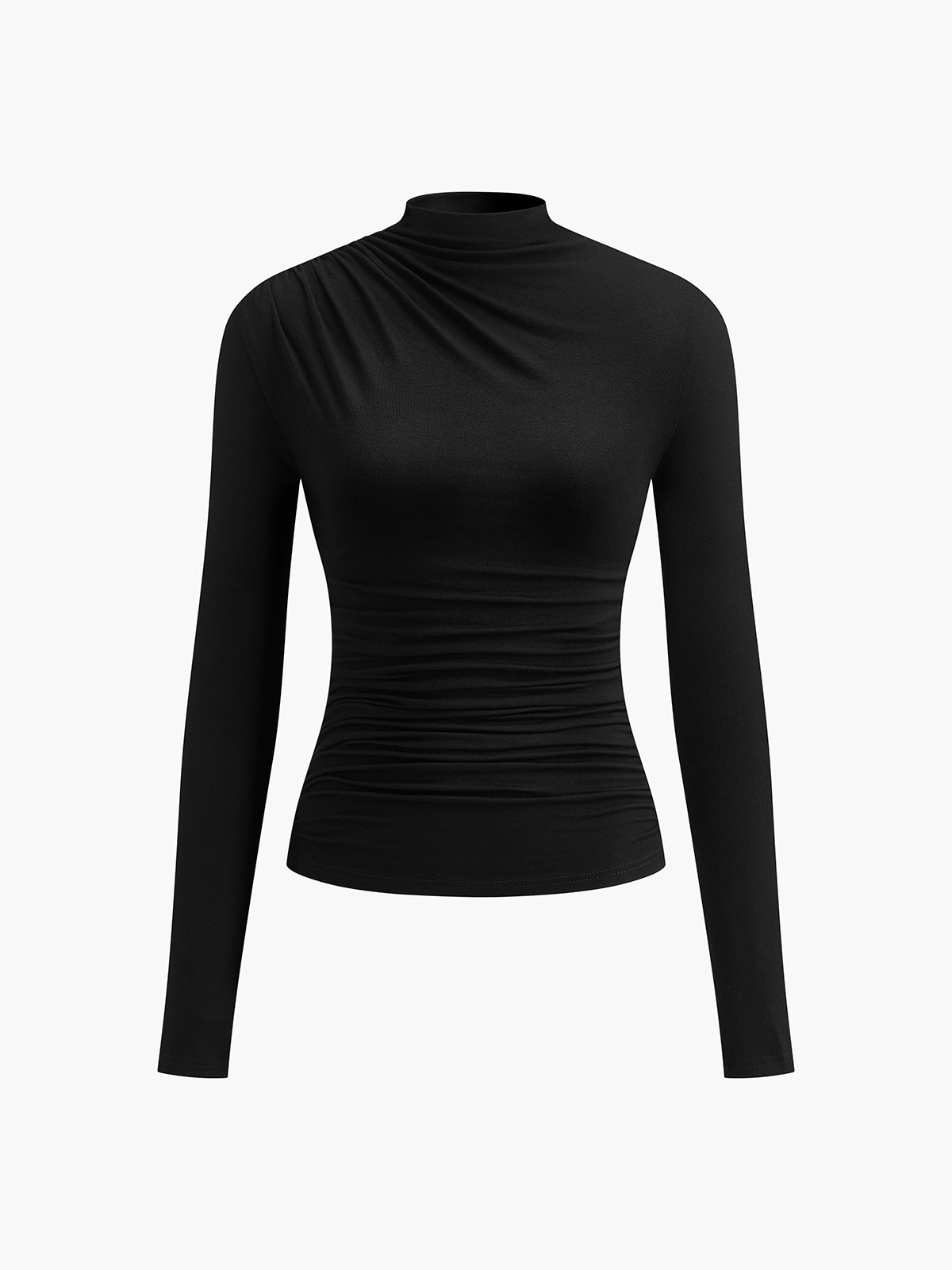 Virginia | Ruched Long Sleeve Holiday Clothes Shirt
