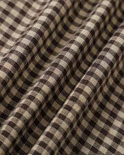 Waverly | Pleated Fit Plaid Lapel Ladies Day Mini Dress