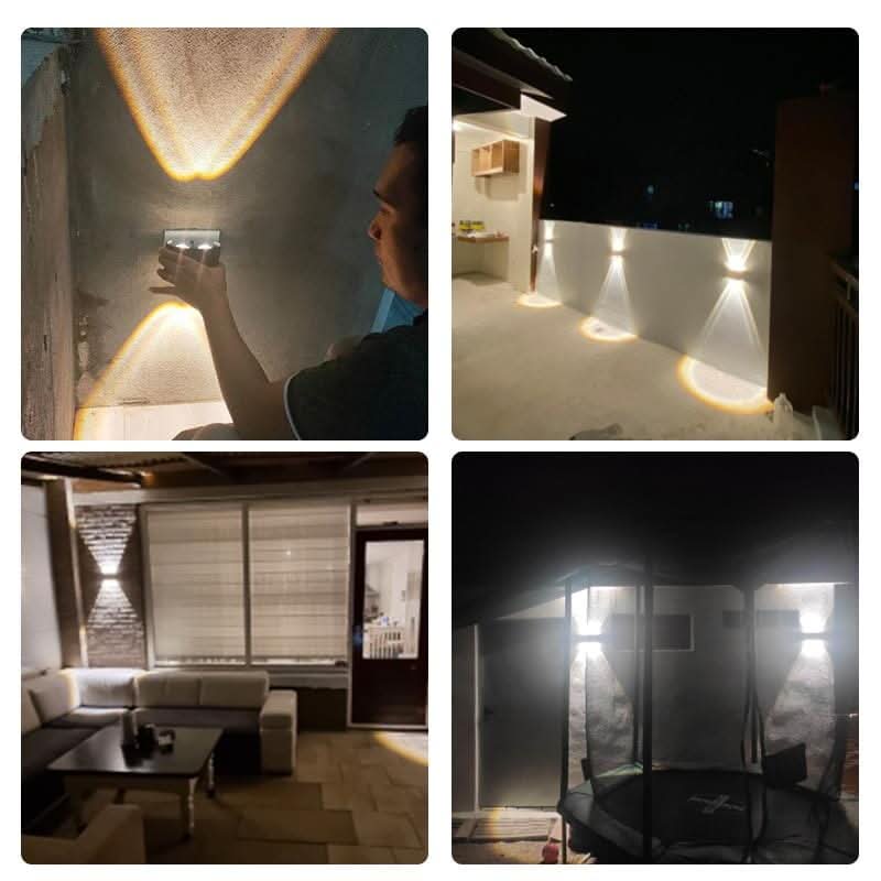 Weatherproof Metal Outdoor Light Fixture with Energy-Efficient LED – Ideal for Garden or Patio
