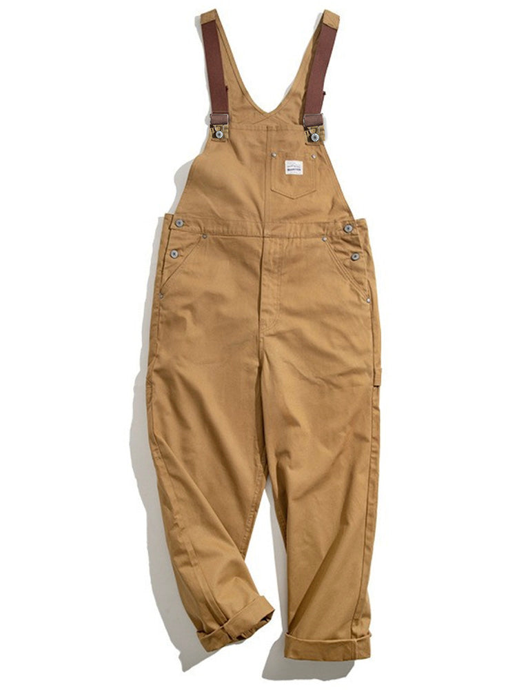 Wyatt | Straight Leg Canvas Bib Overalls