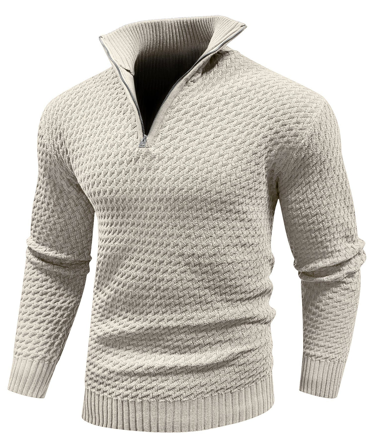 Yale | Regular Fit Quarter-Zip Turtleneck Shirt