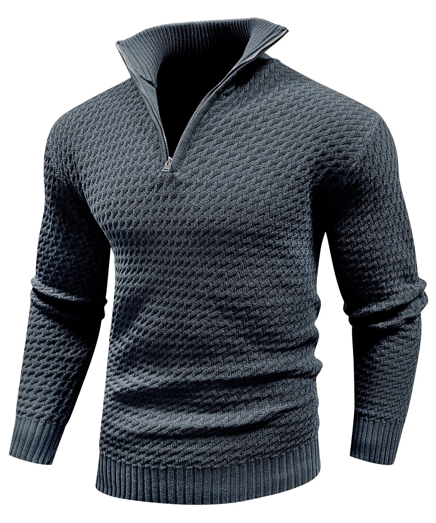 Yale | Regular Fit Quarter-Zip Turtleneck Shirt
