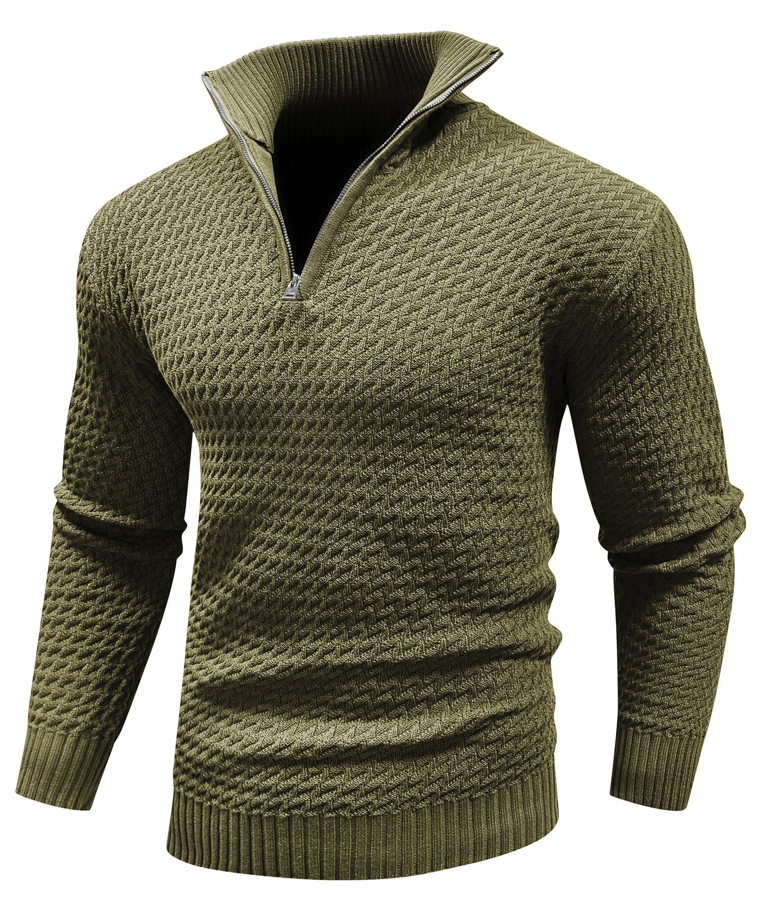 Yale | Regular Fit Quarter-Zip Turtleneck Shirt