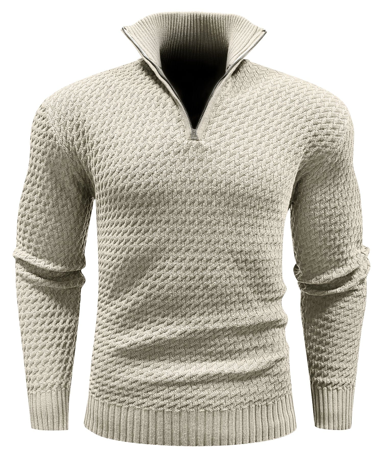 Yale | Regular Fit Quarter-Zip Turtleneck Shirt
