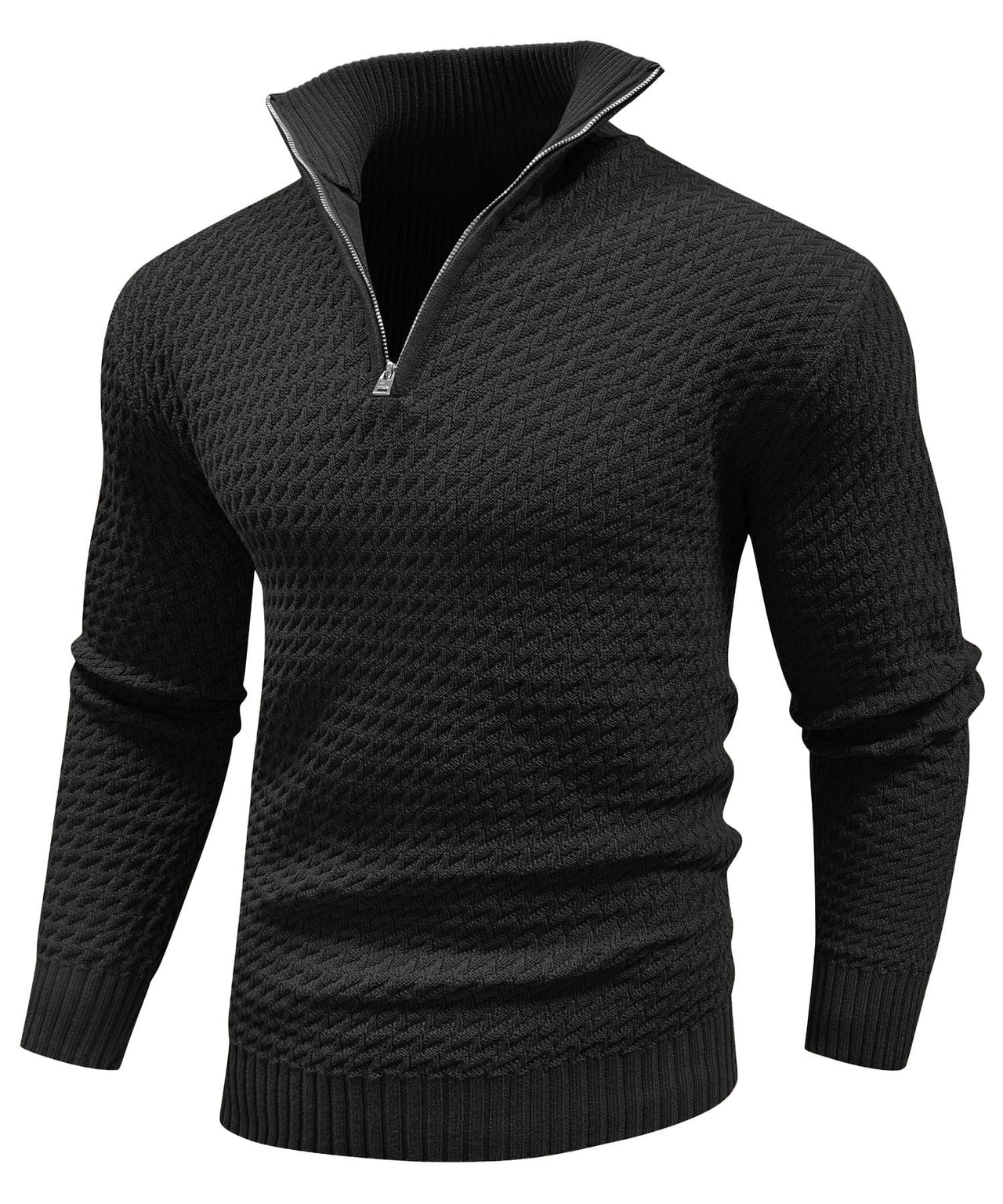 Yale | Regular Fit Quarter-Zip Turtleneck Shirt
