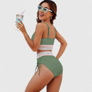 Yasmin | High-Waisted Two-Piece Bikini Set