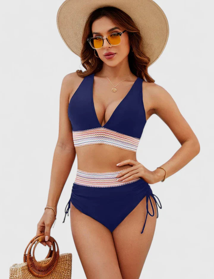 Yasmin | High-Waisted Two-Piece Bikini Set